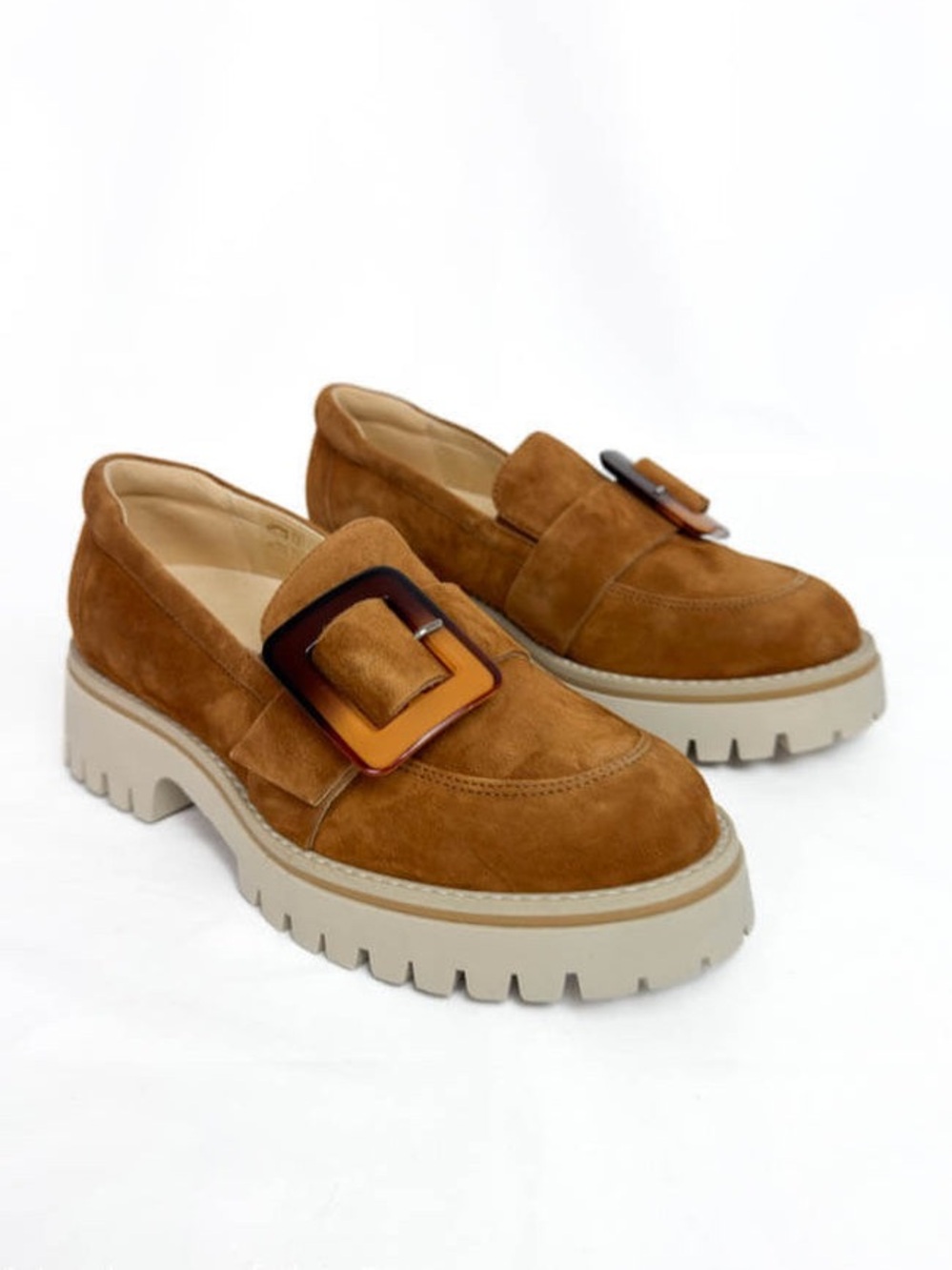 Softwaves Val Caramel Loafers